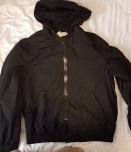 H&M L.o.g.g black rain jacket